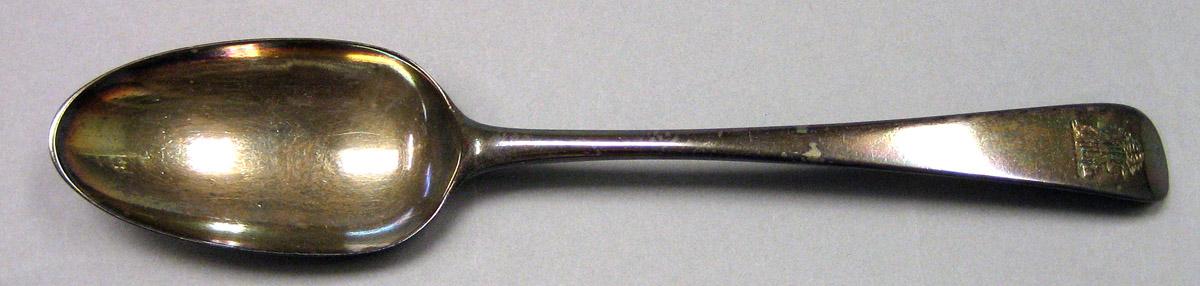 1971.0184.001 Silver Spoon upper surface