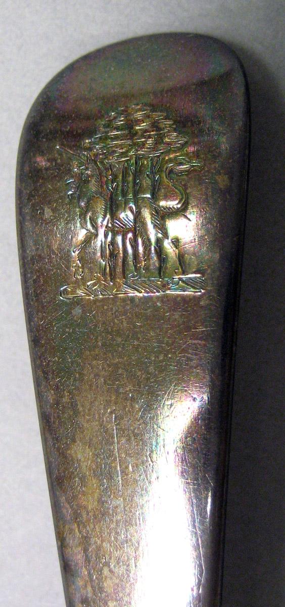 1971.0184.001 Silver Spoon engraving