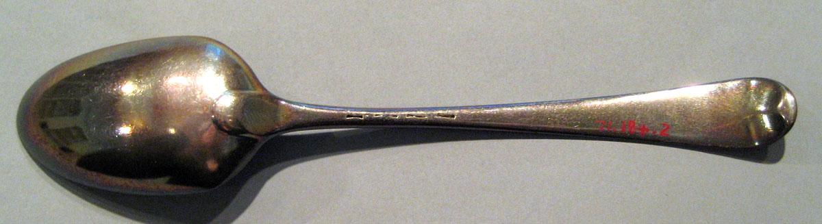 1971.0184.002 Silver Spoon underside