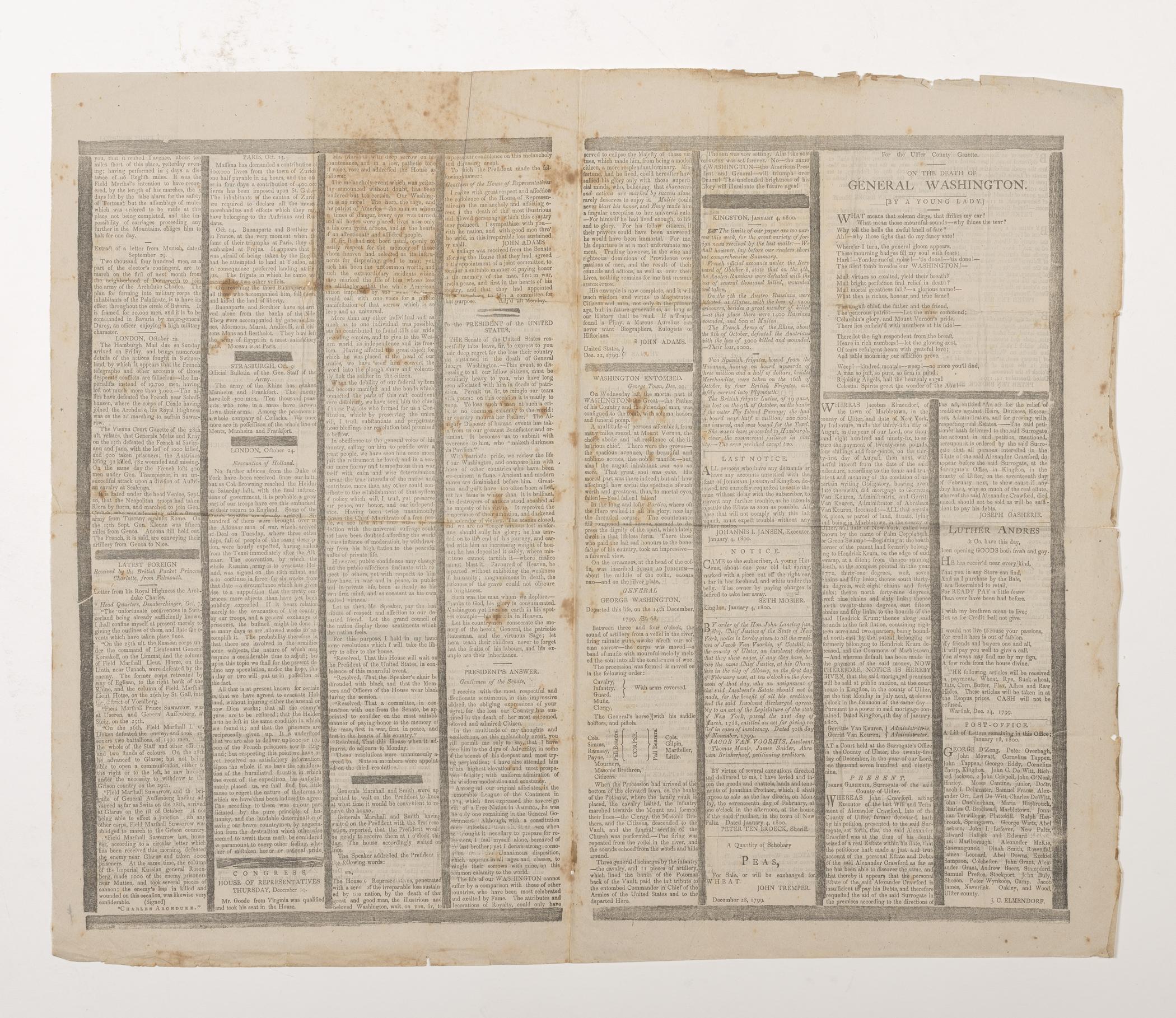 1971.0187 Newspaper, page 2, page 3, view 1