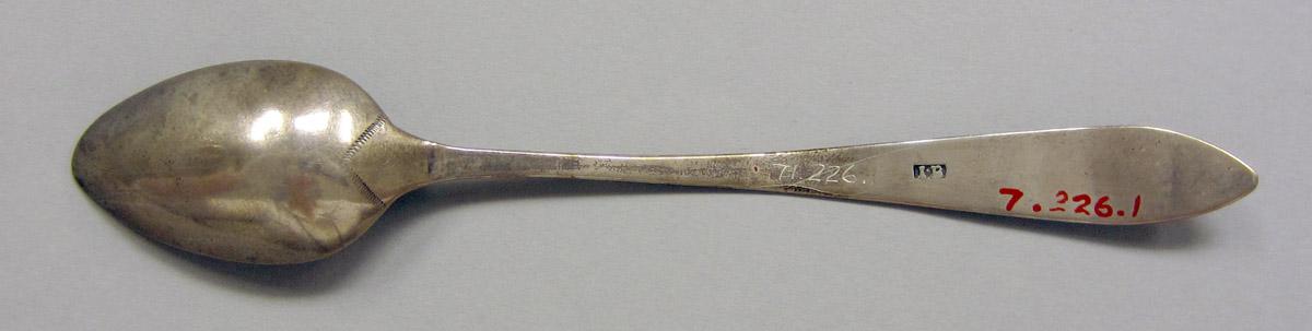 1971.0226.001 Silver Spoon underside