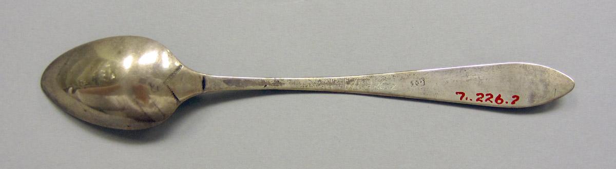 1971.0226.002 Silver Spoon underside