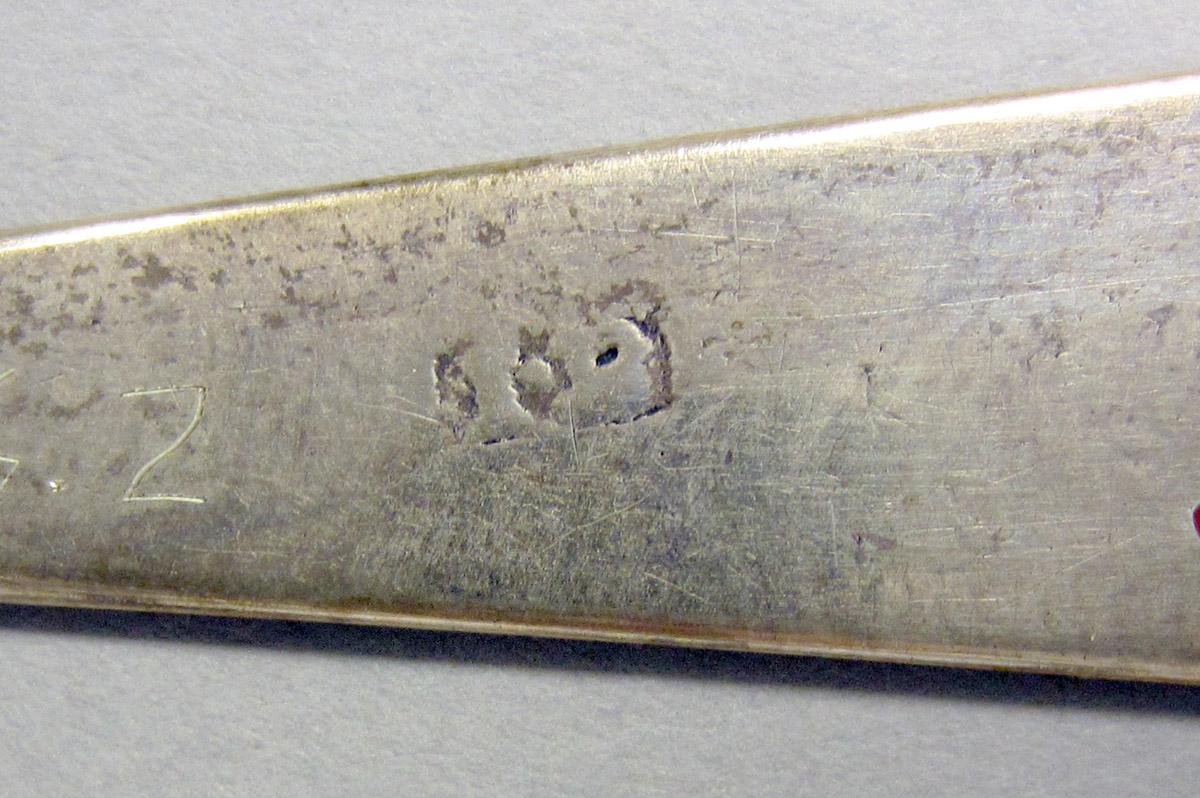 1971.0226.002 Silver Spoon mark