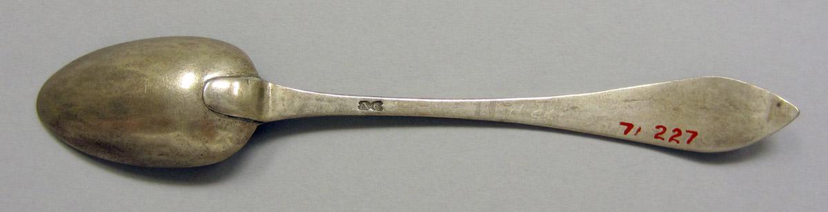 1971.0227 Silver Spoon underside