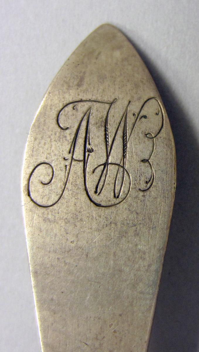 1971.0227 Silver Spoon engraving