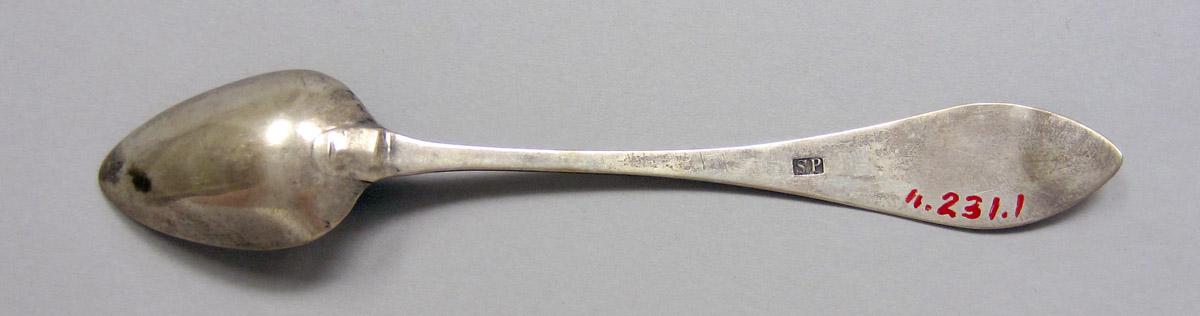 1971.0231.001 Silver Spoon underside
