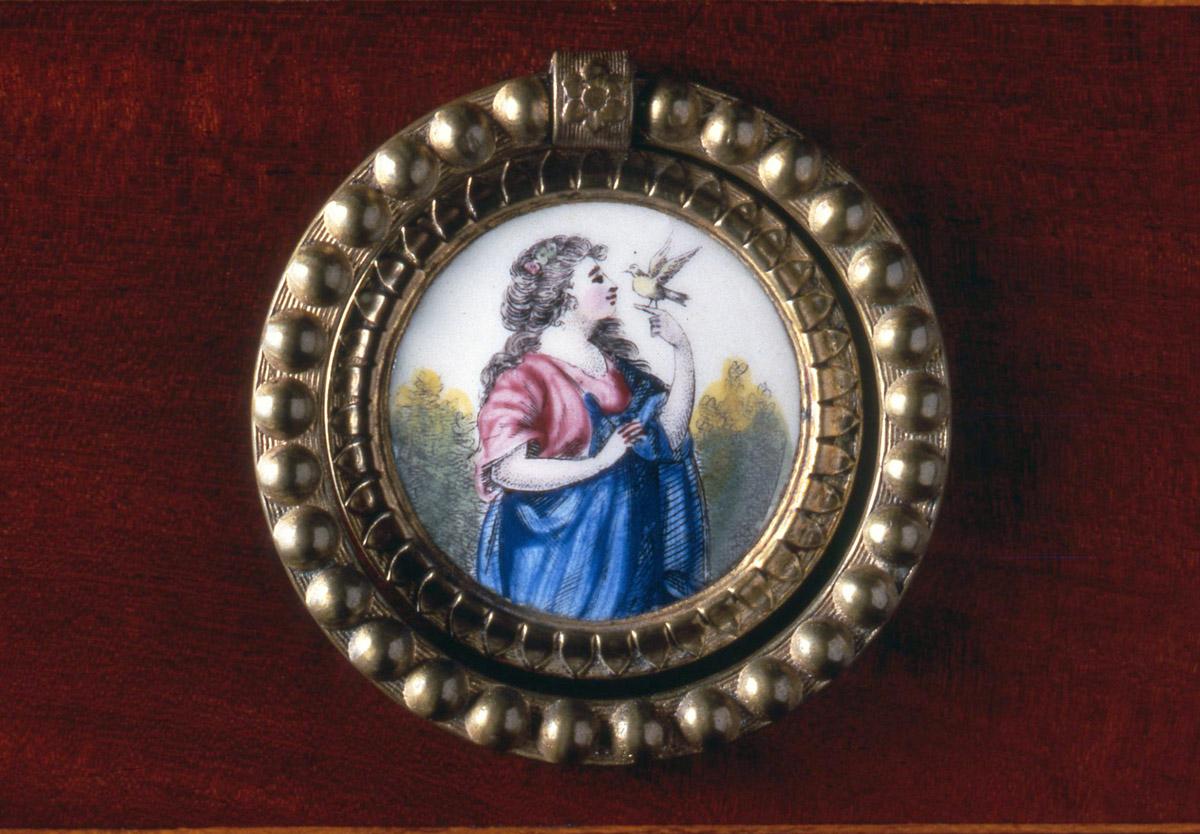 1957.0802 Desk, Tambour desk (drawer pull 2)