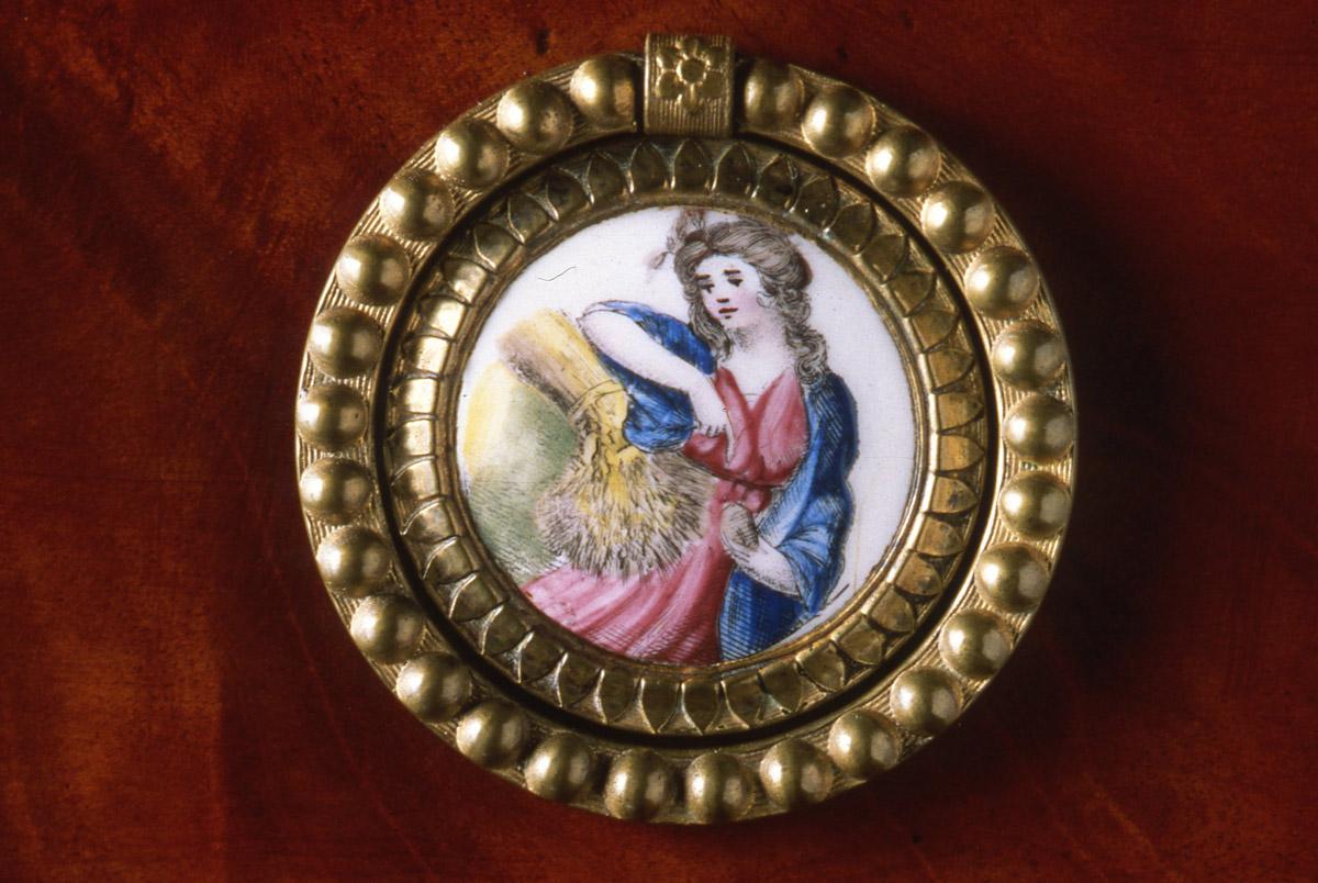 1957.0802 Desk, Tambour desk (drawer pull 3)