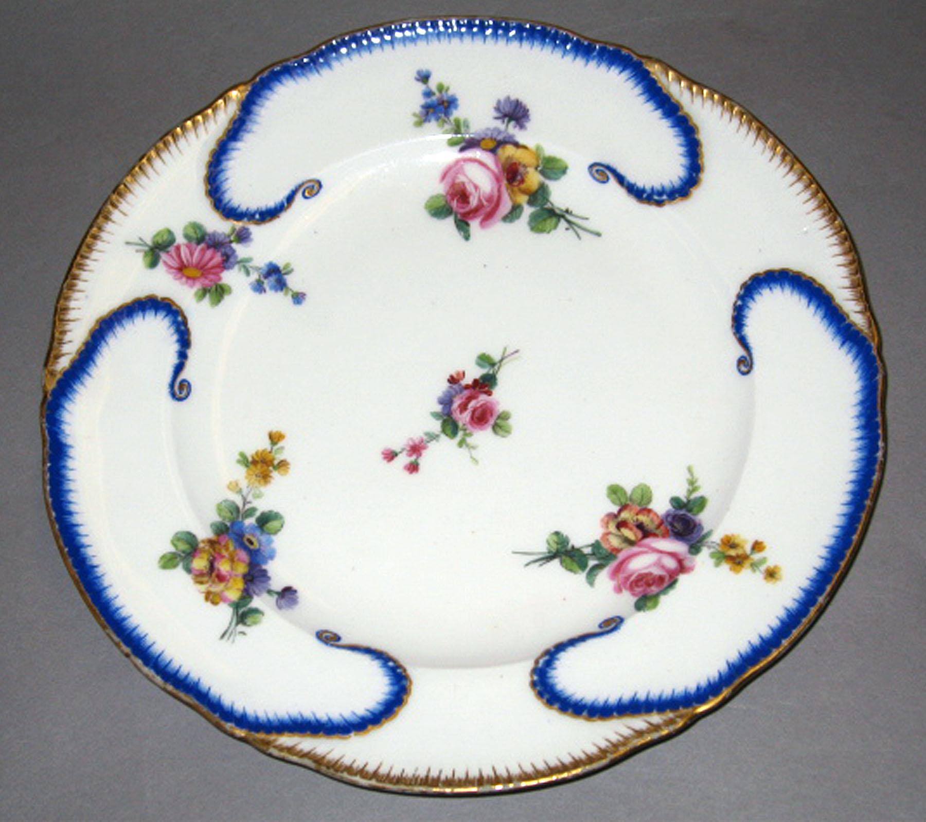 1971.0238.002 Sevres porcelain plate