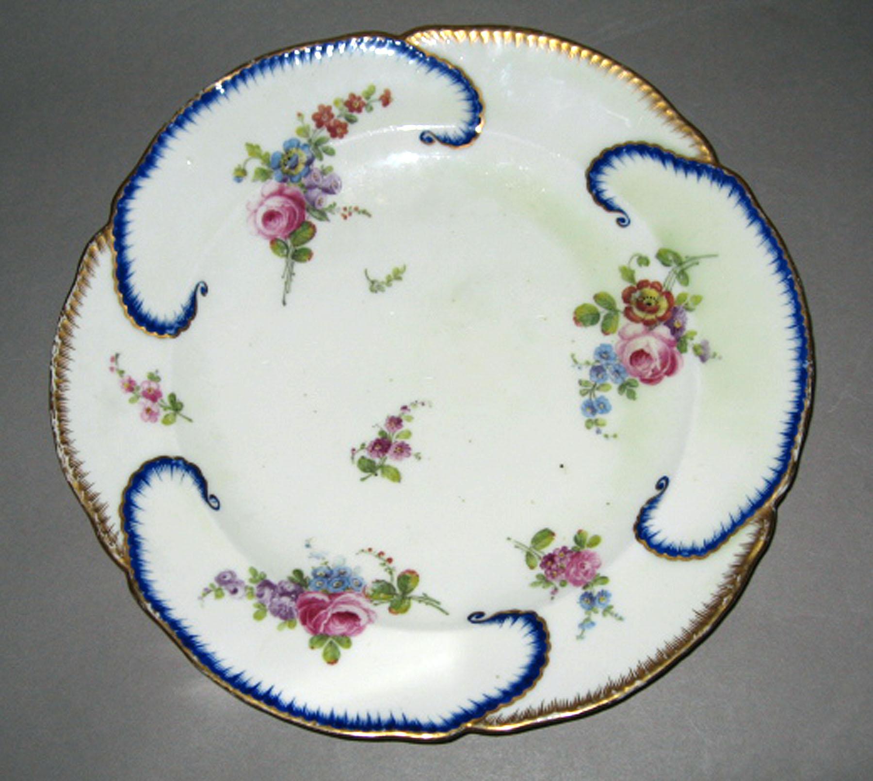 1971.0238.013 Sevres porcelain dinner plate