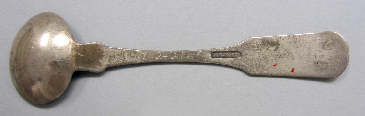 1971.0242.001 Silver Spoon underside