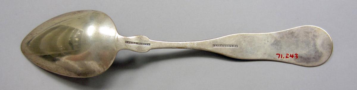 1971.0243 Silver Spoon underside