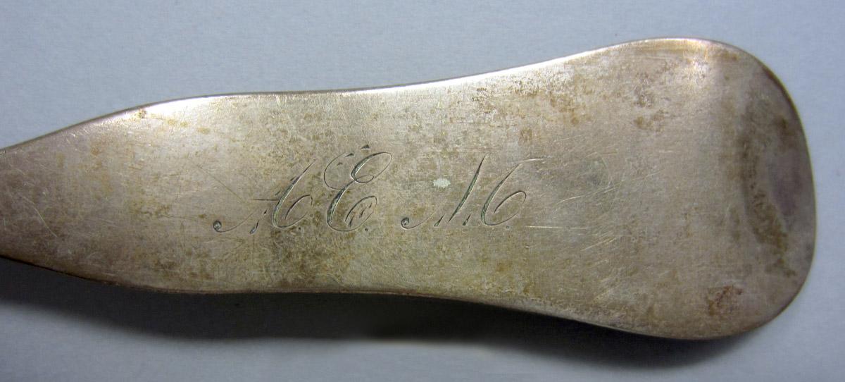 1971.0243 Silver Spoon engraving