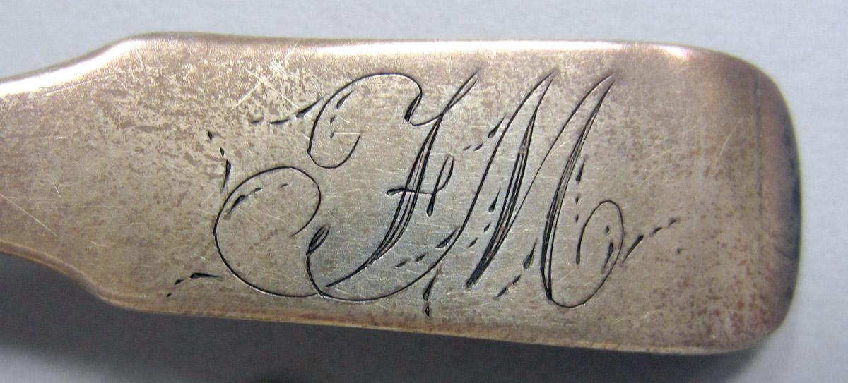 1971.0244 Silver Spoon engraving