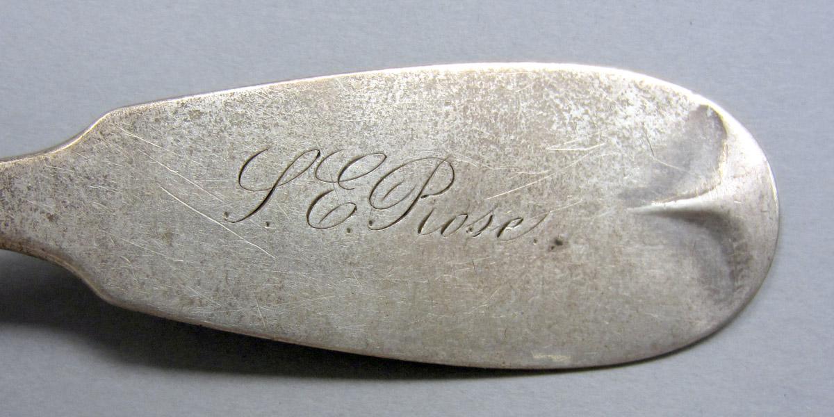 1971.0246 Silver Spoon engraving
