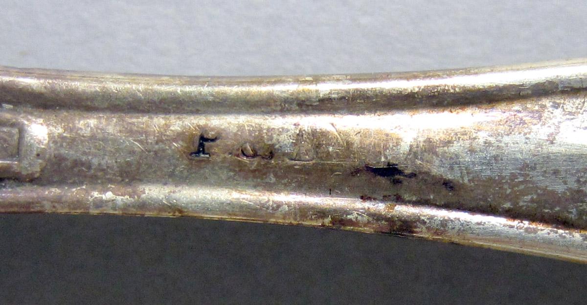 1971.0254.001 Silver Spoon mark