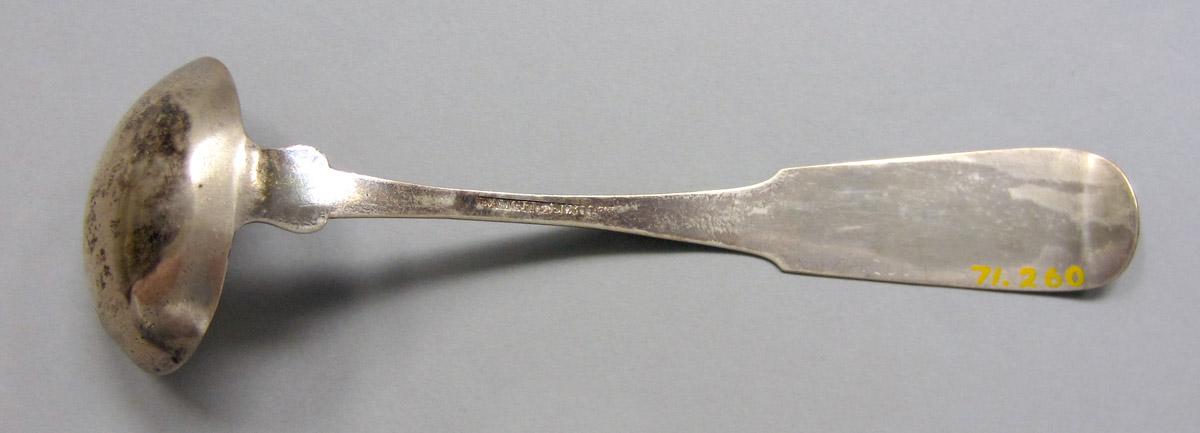 1971.0260 Silver Ladle underside
