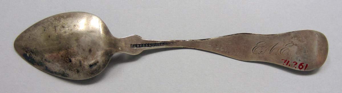 1971.0261 Silver Spoon underside