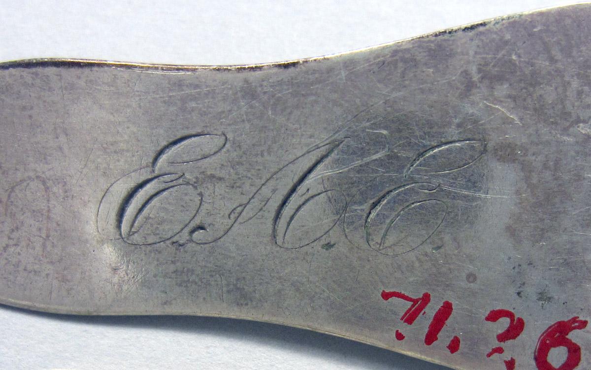 1971.0261 Silver Spoon engraving