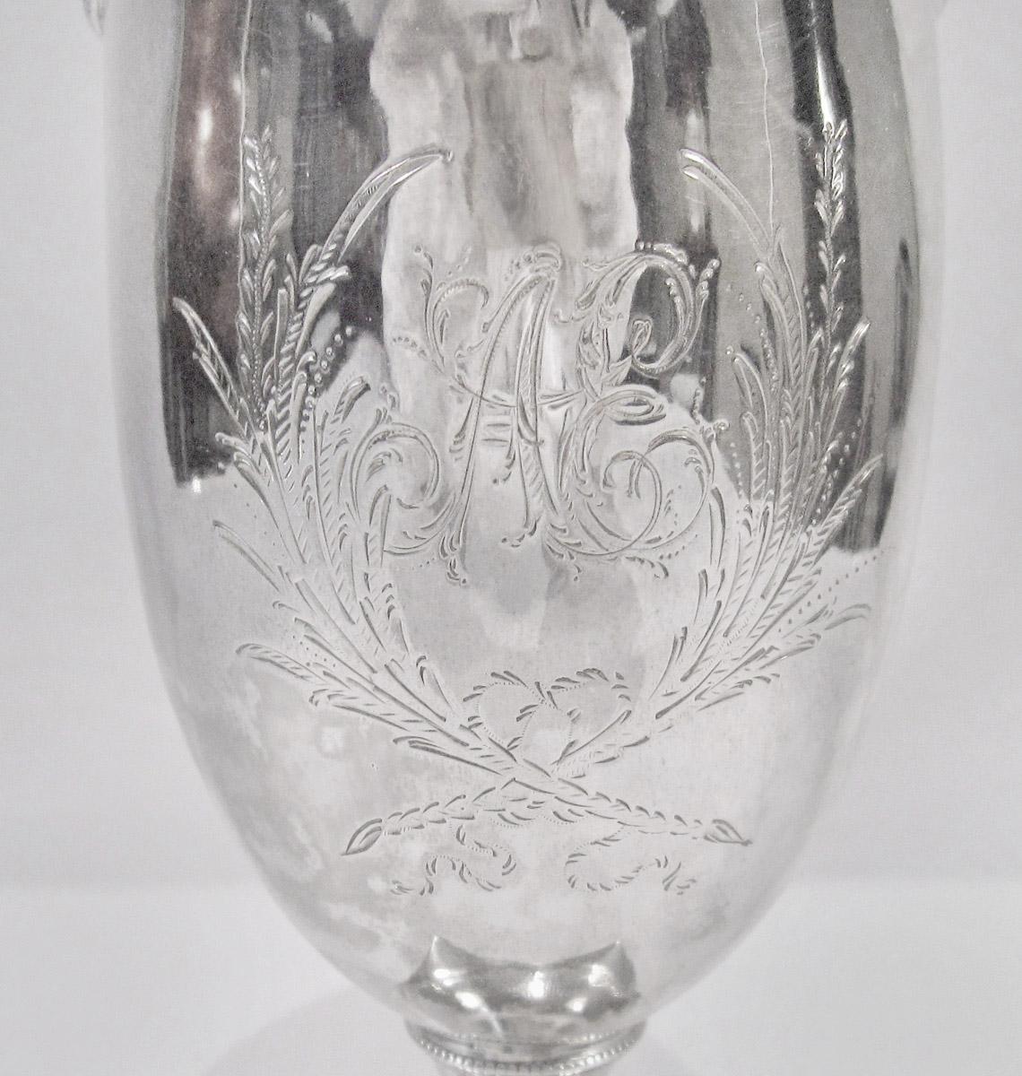 1957.0826 Cream pot, engraving