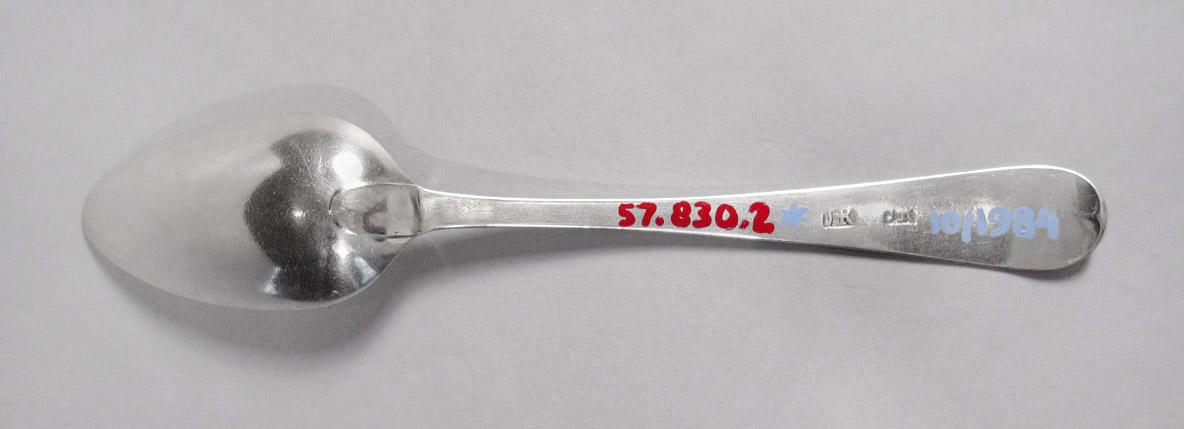 1957.0830.002 Spoon, underside