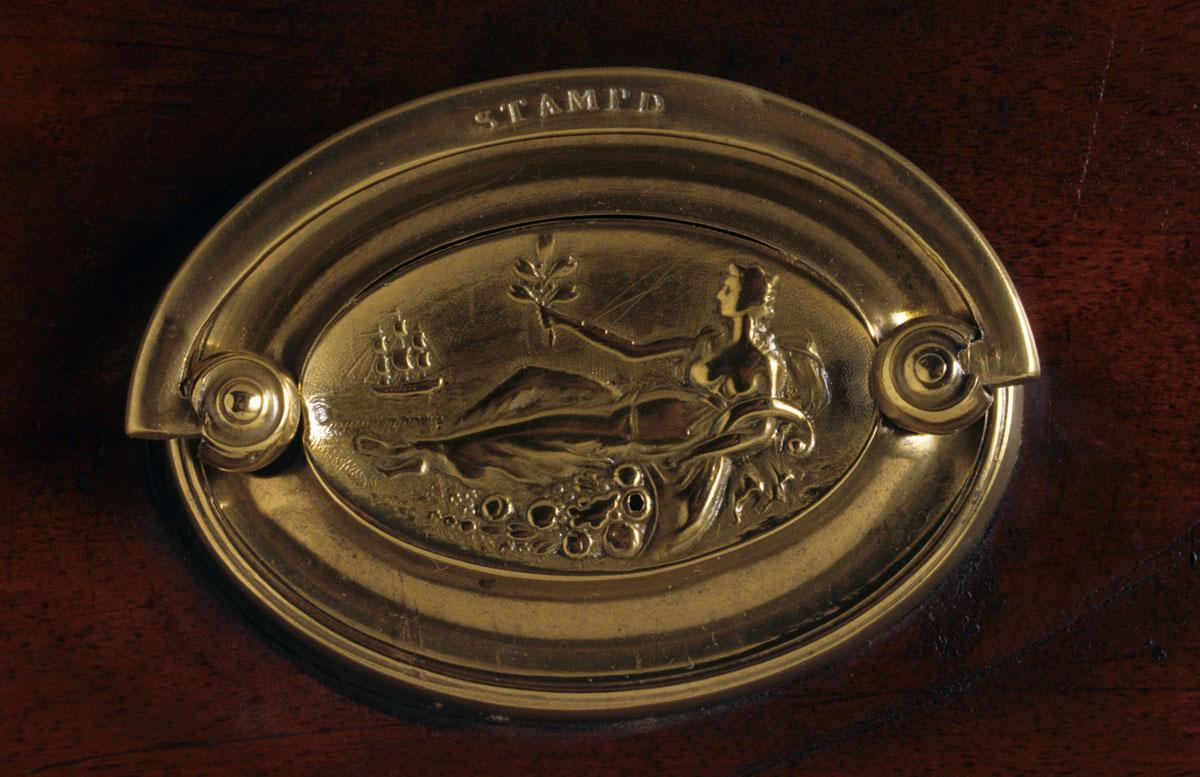 1957.0844 Chest hardware, detail