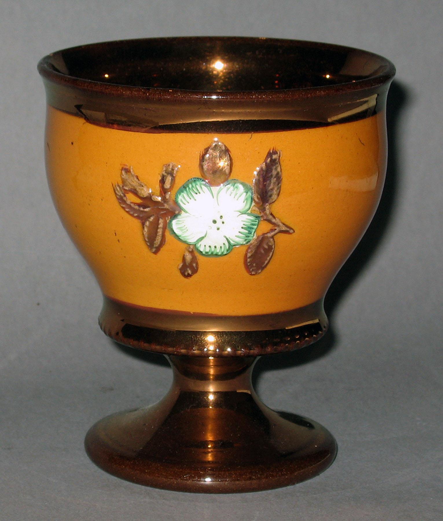 1972.0004  Lusterware Goblet