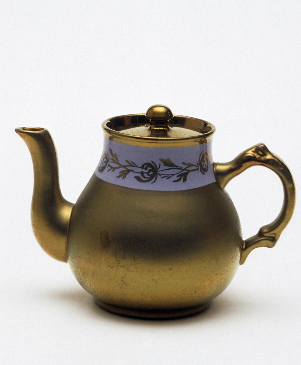 1972.0017 A, B Lusterware teapot