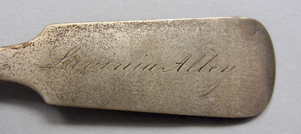 1972.0047 Silver Spoon engraving