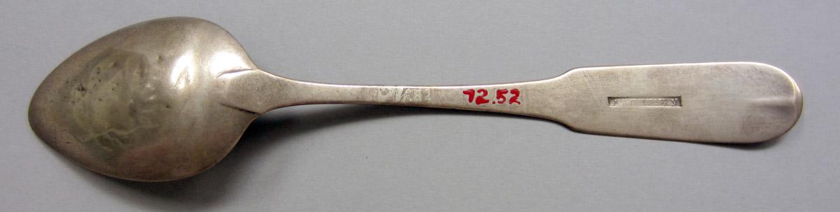 1972.0052 Silver Spoon underside