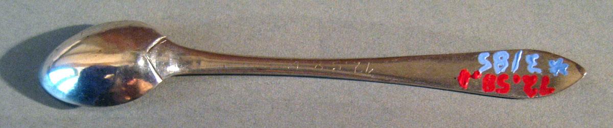 1972.0058.001 Silver Spoon underside