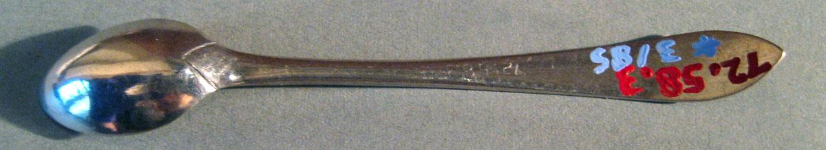 1972.0058.003 Silver Spoon underside