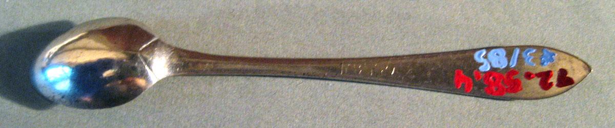 1972.0058.004 Silver Spoon underside