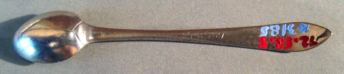 1972.0058.005 Silver Spoon underside