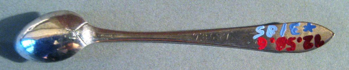 1972.0058.006 Silver Spoon underside