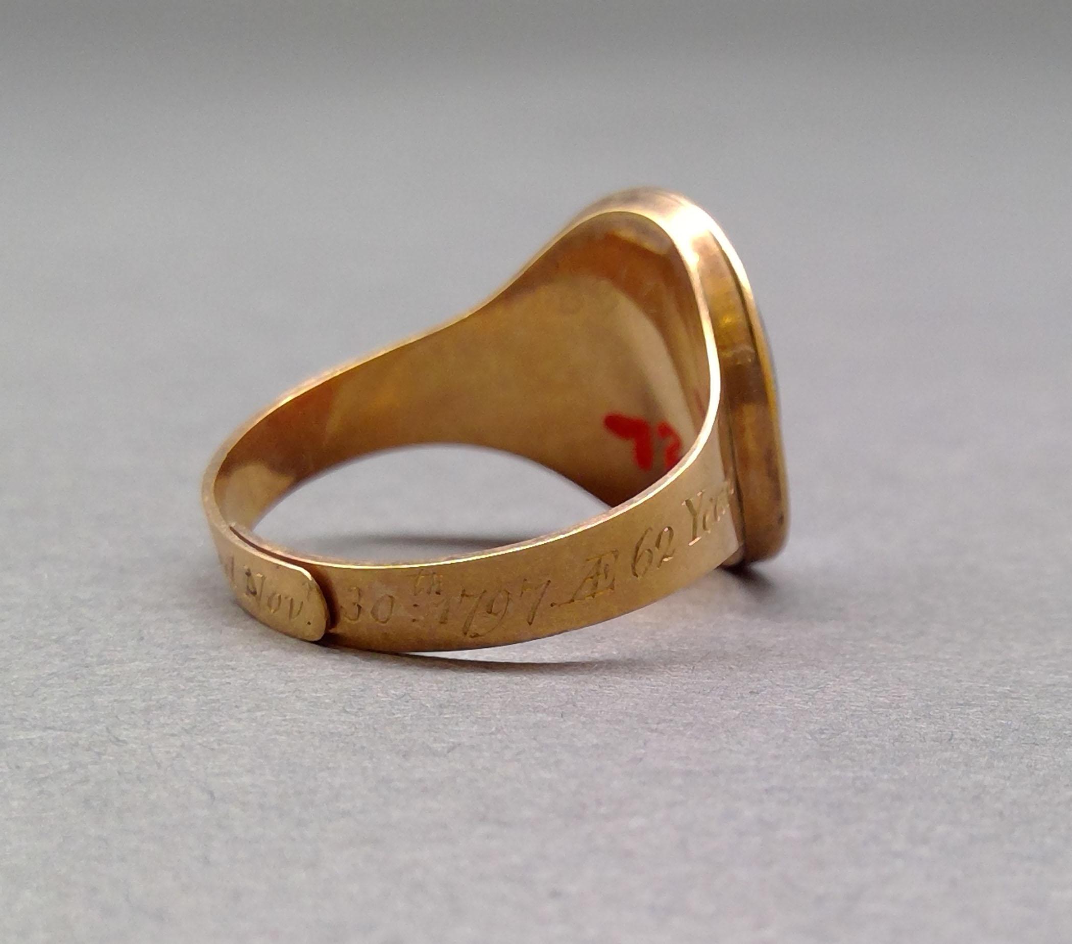 1972.0069 Ring (finger), Mourning ring, view 5