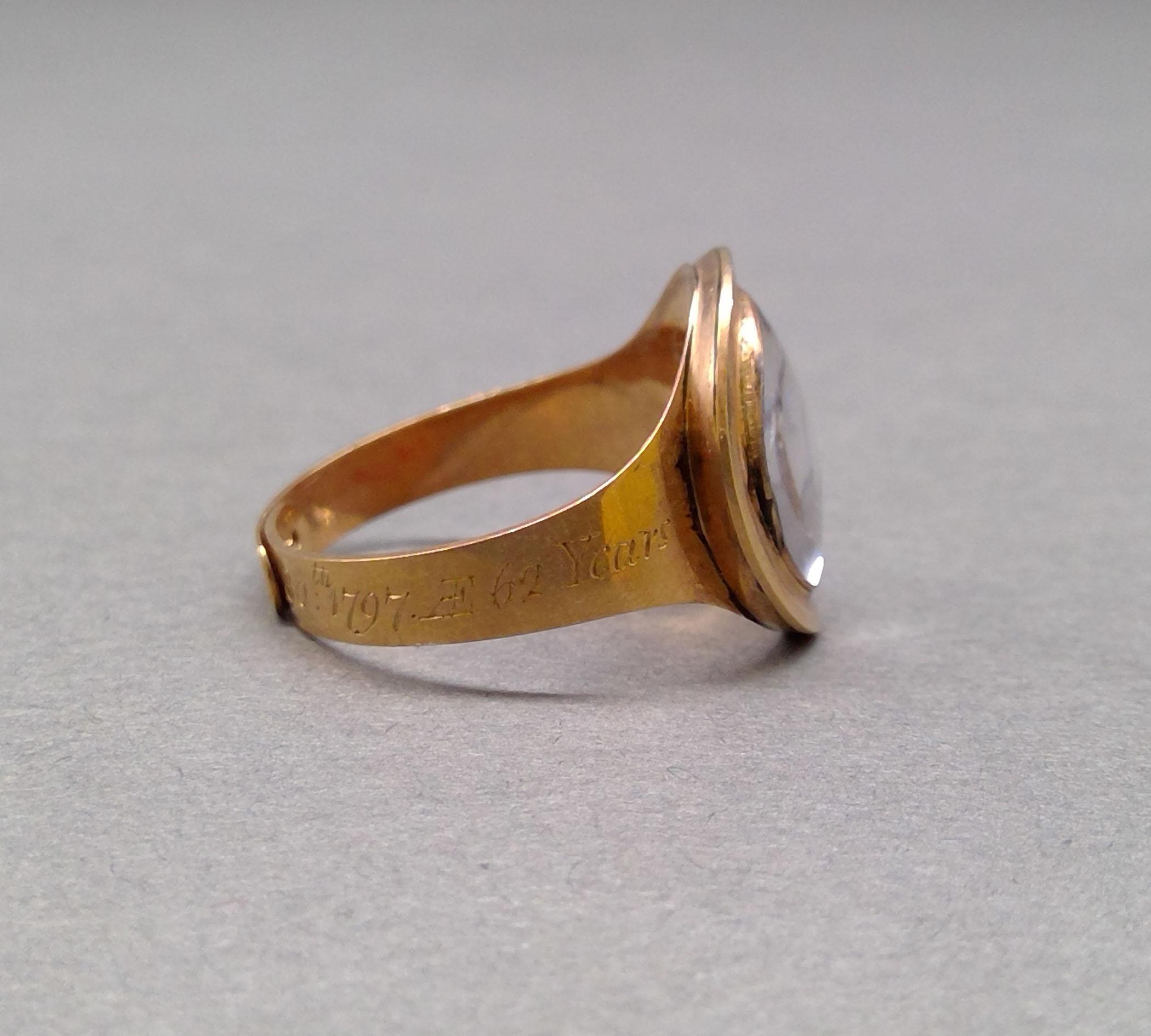 1972.0069 Ring (finger), Mourning ring, view 6