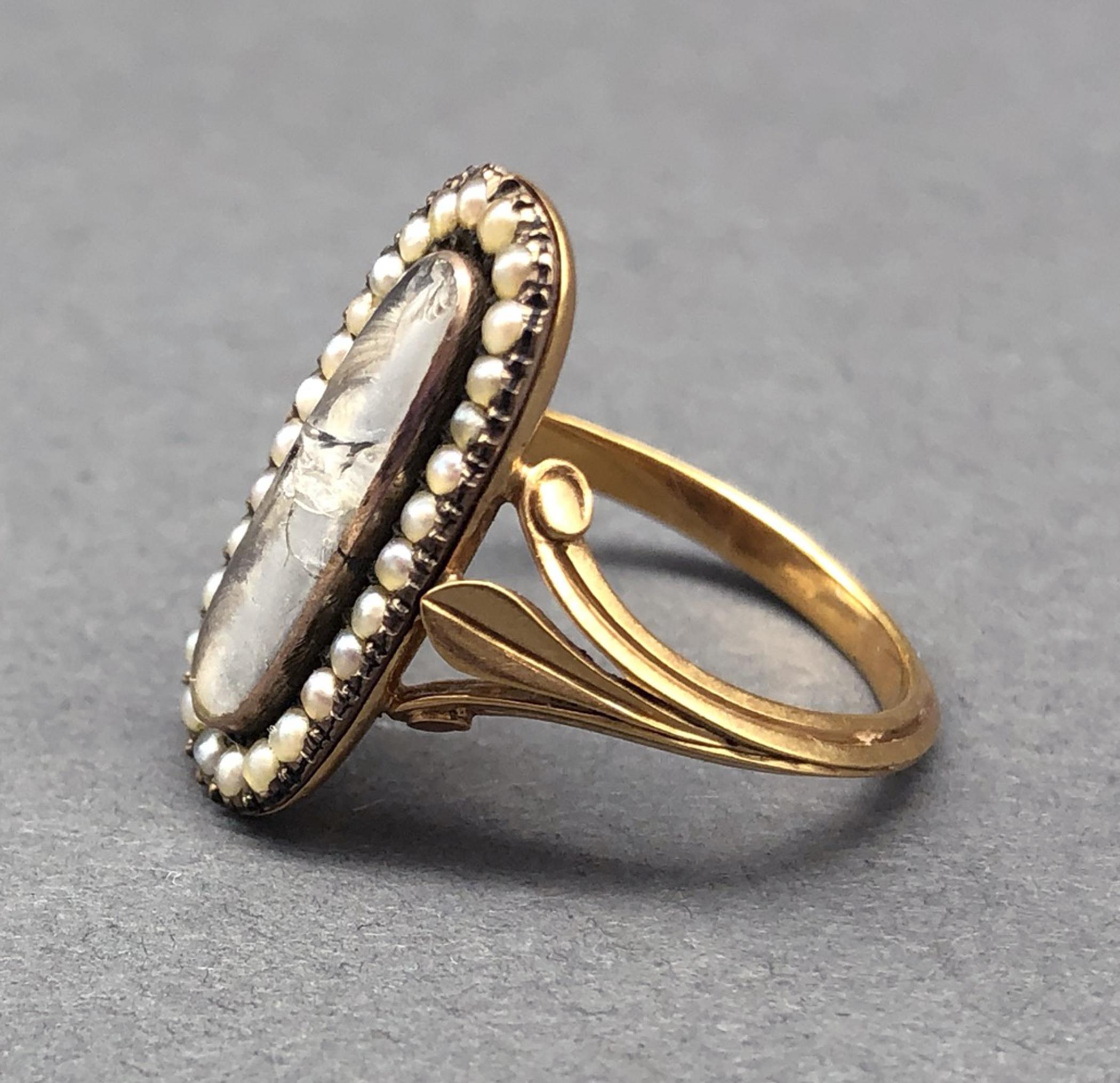 1972.0070 Ring (finger), Mourning ring, view5