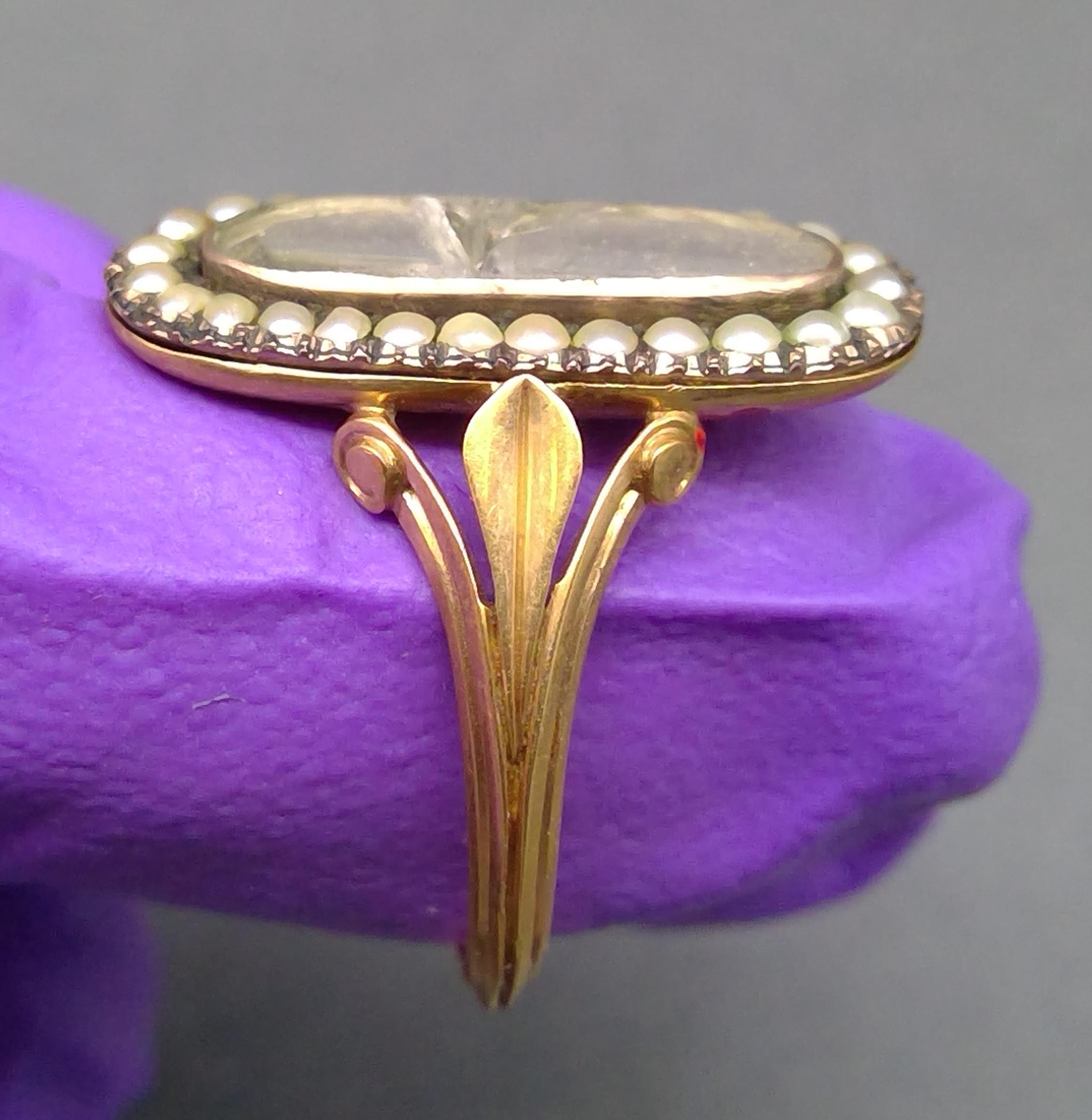 1972.0070 Ring (finger), Mourning ring, view2