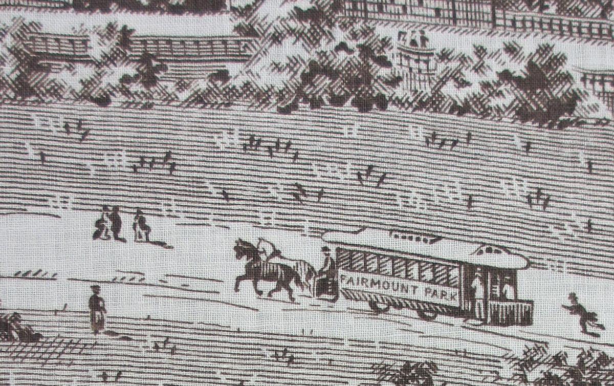 1972.0076 textile, printed detail 3