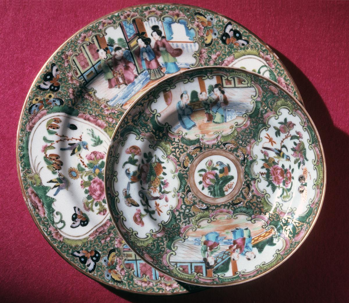 1972.0084, 1976.0083 Saucer and Plate