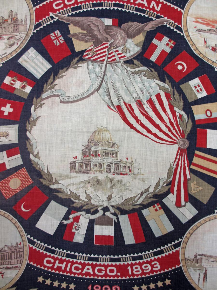 1972.0090 textile, printed detail 5