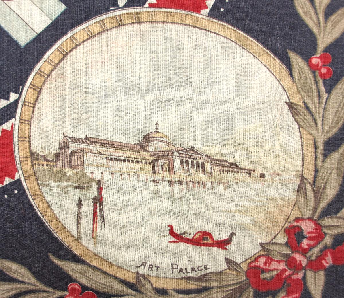 1972.0090 textile, printed detail 1