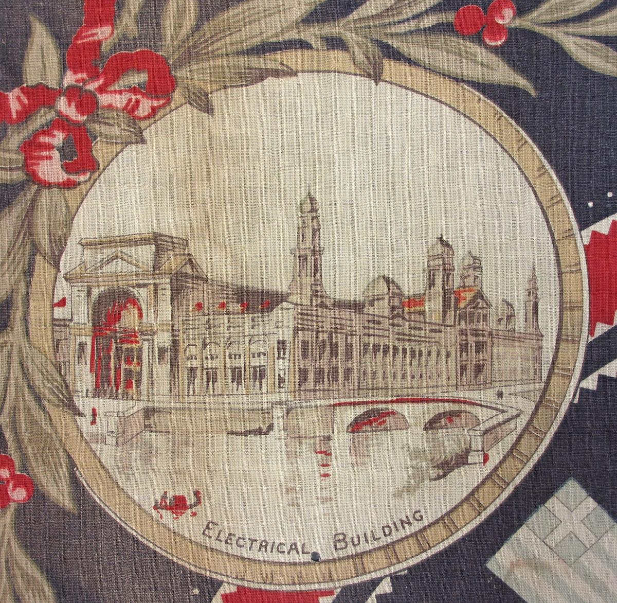 1972.0090 textile, printed detail 3