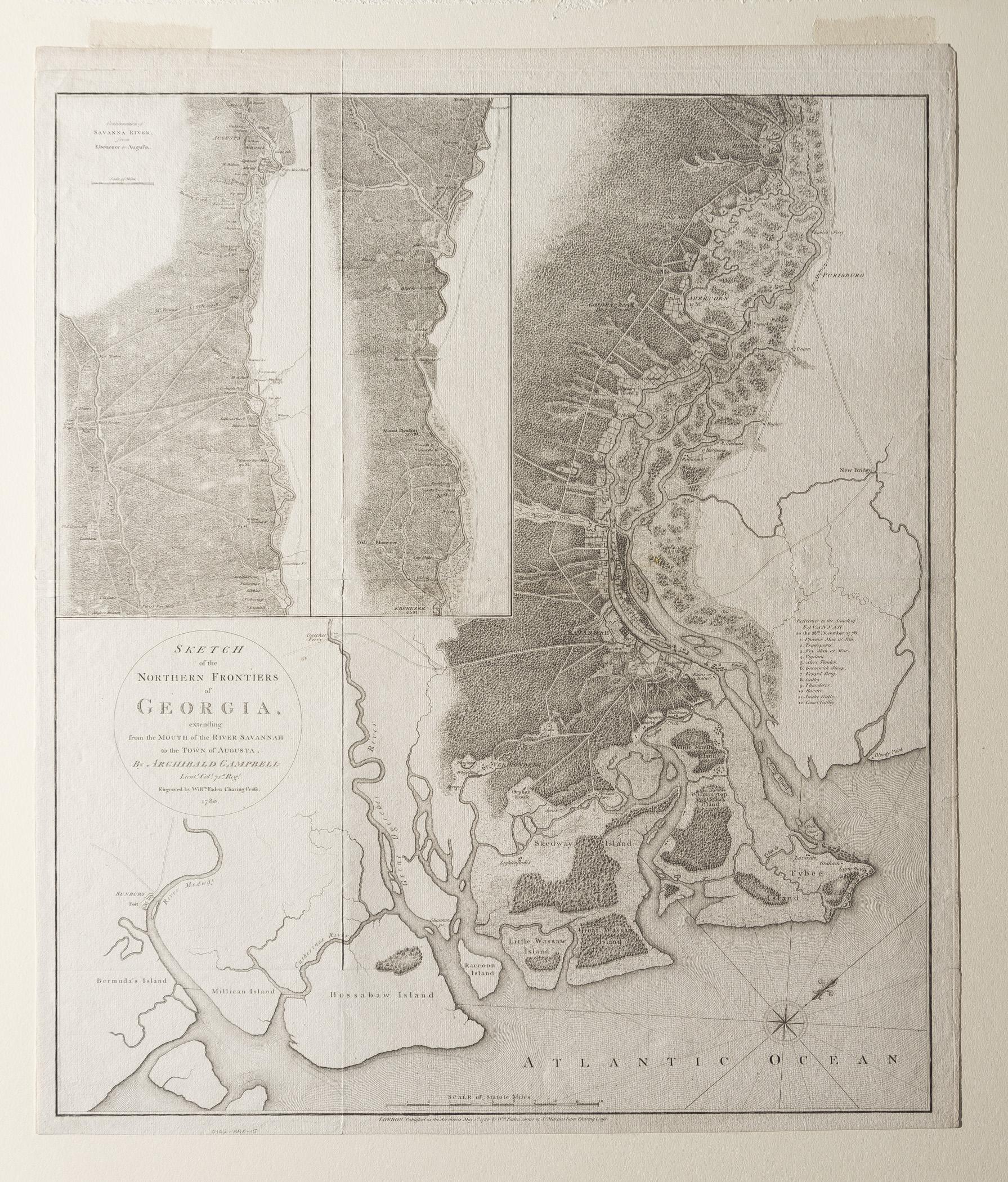 1972.0091 Map, view 2, raking light
