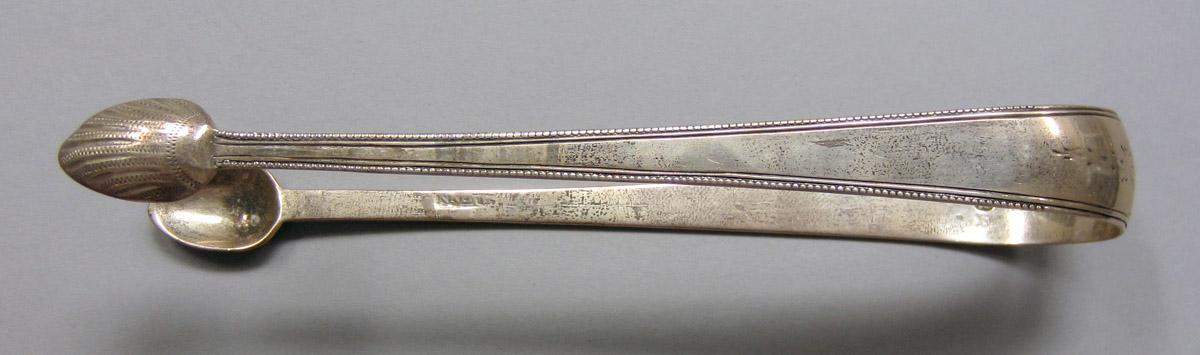 1972.0092 Silver Tongs view 2
