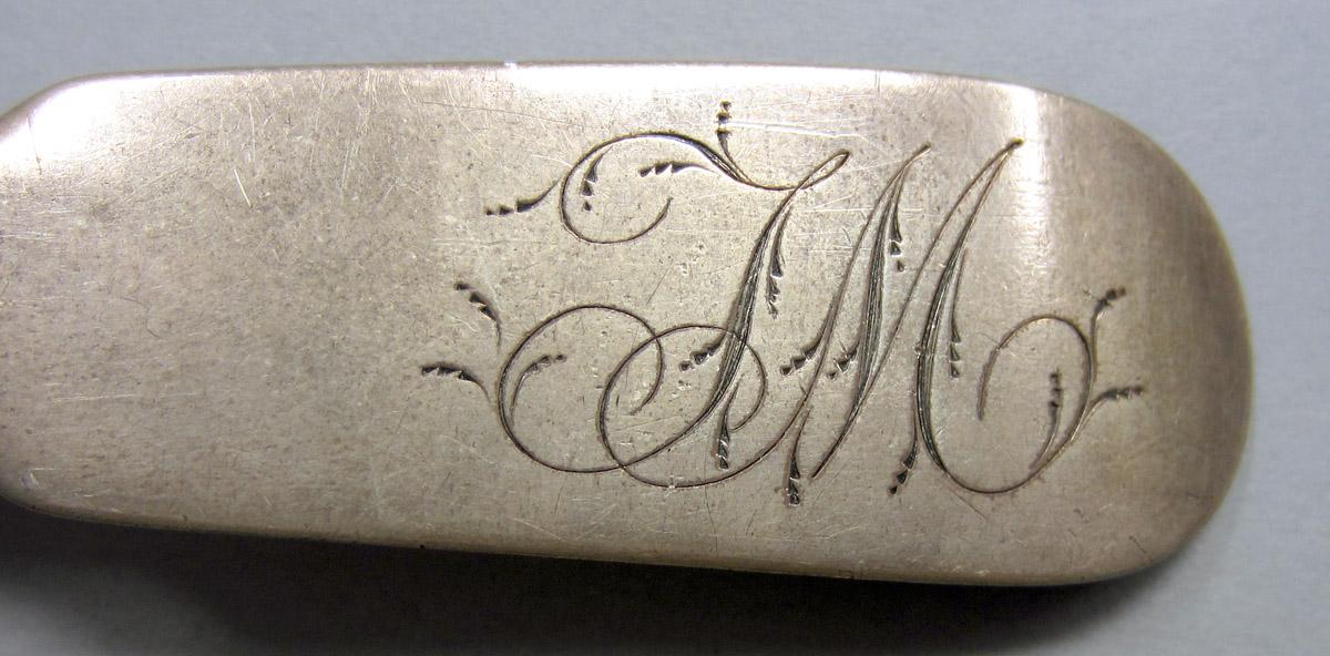 1972.0104 Silver Spoon engraving