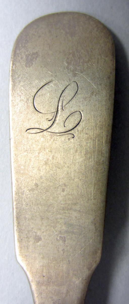 1972.0106.001 Silver Spoon engraving