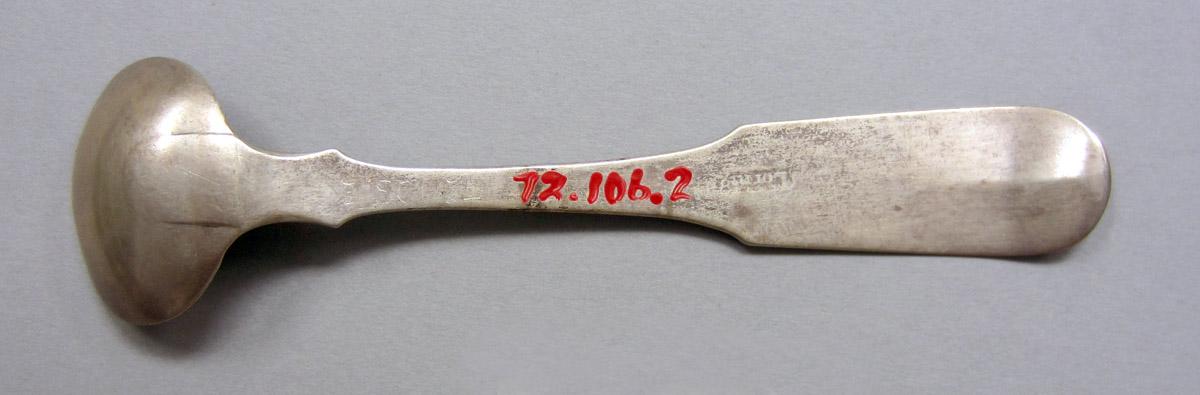 1972.0106.002 Silver Spoon underside