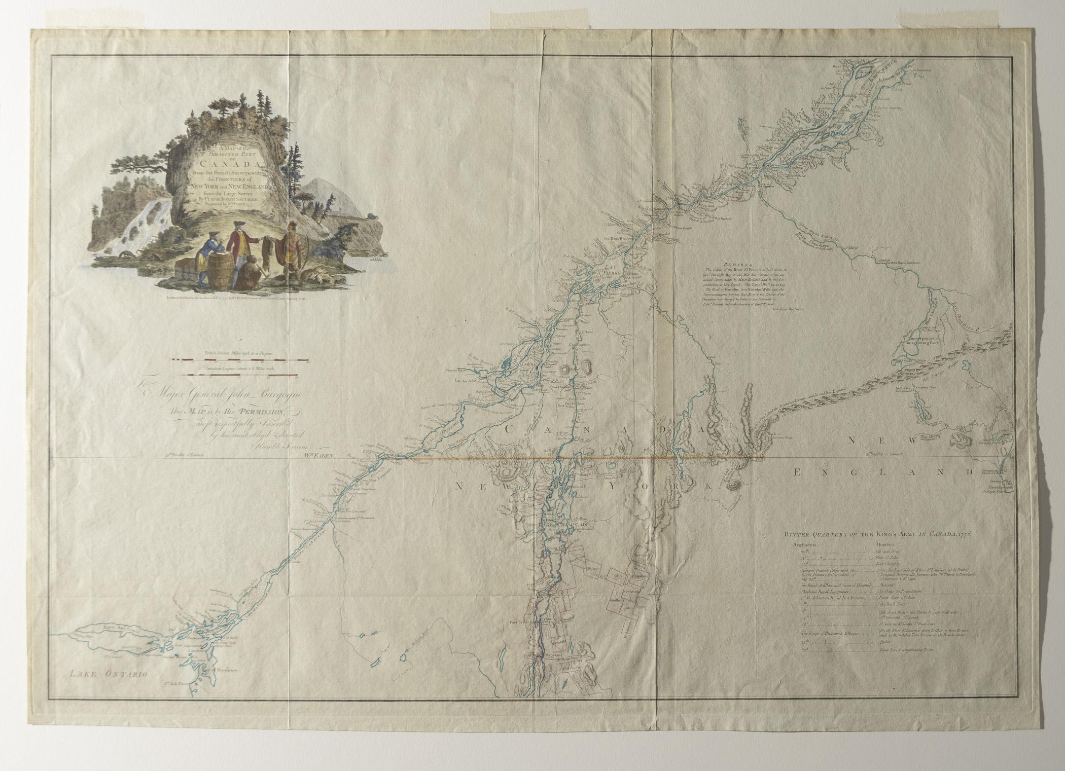 1972.0145 Map, view 2, raking light